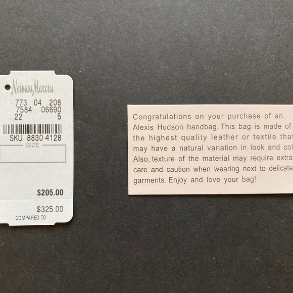 Alexis Hudson Lucy Crossbody Handbag/Amber Snake//NEW/$325 RETAIL! - Picture 11 of 12